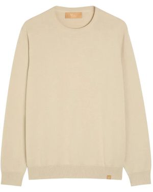 Now You Live Croft Crew Neck Jumper - Natural