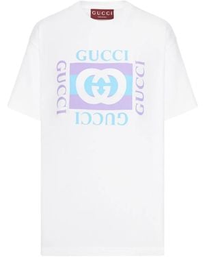 Gucci Interlocking-G Logo T-Shirt - White