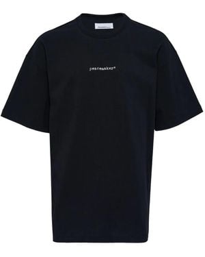 OAMC T-Shirt mit Tauben-Print - Schwarz