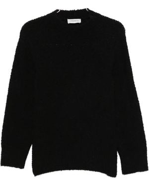 Laneus Bouclé-Knit Sweater - Black