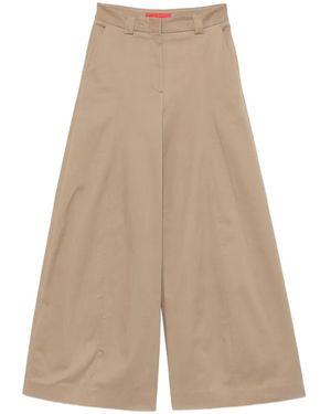 Thelatest Wide-Leg Trousers - Natural