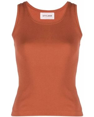 Styland Débardeur À Coupe Slim - Orange