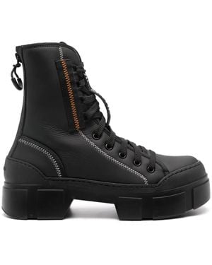 Vic Matié Scubagum Ankle-Length Boots - Black