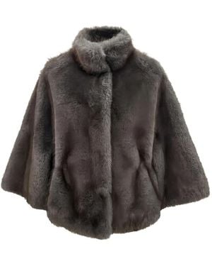 VALENTINI 1972 Chaqueta Con Cuello Alto - Gris