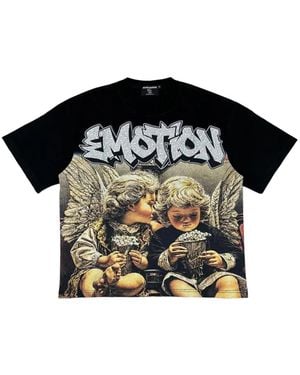 Mixed Emotions Angel Whispers T-Shirt - Black