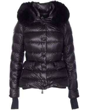 Moncler Armoniques Fur-Trim Down Jacket - Black