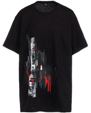 Y's Yohji Yamamoto Graphic-print T-shirt - ブラック