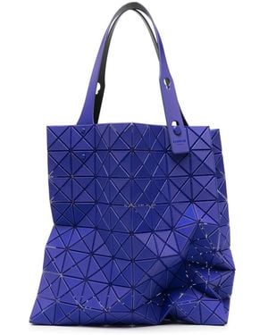Issey Miyake Borsa Tote Prism Plus Geometrica - Blu