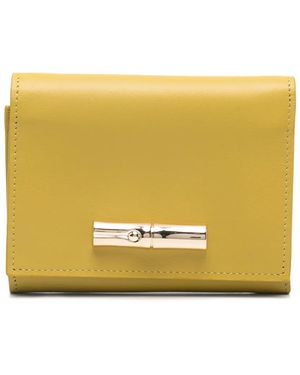 Longchamp Le Roseau Wallet - Yellow