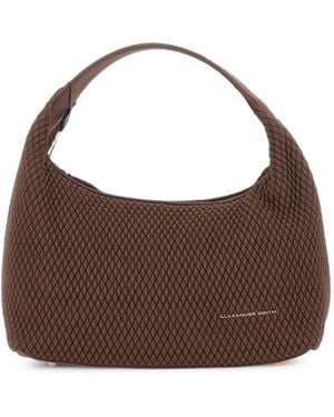 Alexander Smith Small Chloe Micro-Quilted Tote Bag - Brown