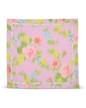 Marc Jacobs Floral-Print Scarf - Pink