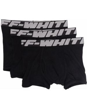 Off-White c/o Virgil Abloh Set Van Drie Boxershorts - Zwart