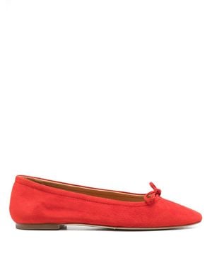 Aeyde Delfina Ballet Flats - Red