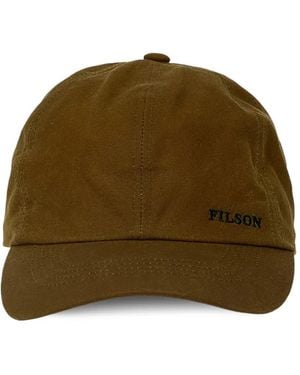 Filson Gorra De Tin Cloth Con Orejeras - Verde