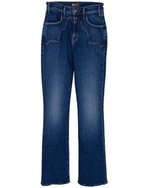 Mother Buckle Bunny Hustler Skimp Jeans - Blau