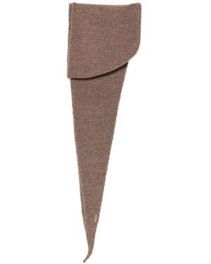 Barbour Penny Fine-Knit Scarf - Brown