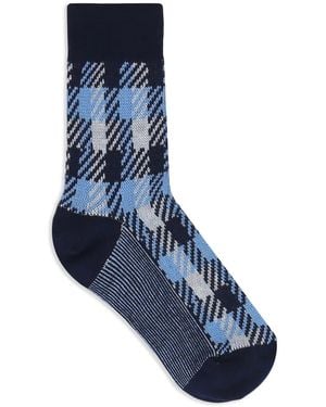 Prada Socken Aus Baumwolle - Blau