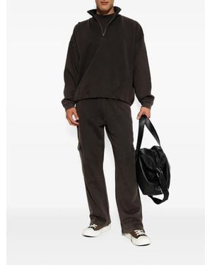 Represent Initial Quarter-Zip Sweatshirt - Black