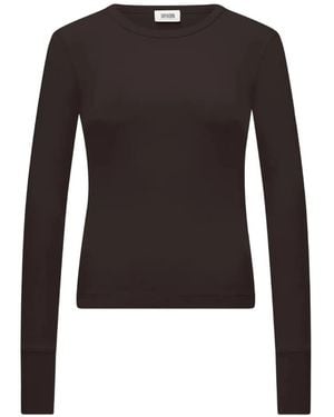 DRYKORN Nurit Long-Sleeve Ribbed Top - Black