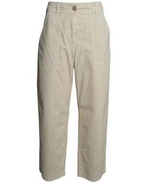 Momoní Pantalones Rectos Con Pinzas - Blanco