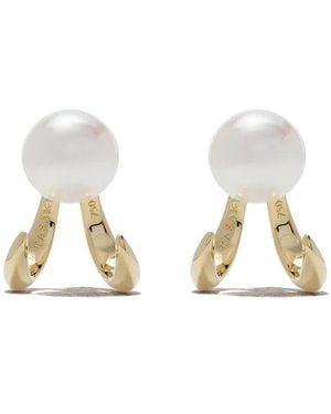 Tasaki Pendientes Danger Fang En Oro Amarillo De 18Kt - Blanco