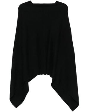 Bompard Cashmere Poncho - Black