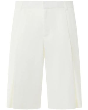 CASABLANCA Belt-Loops Shorts - White