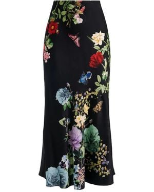 Alice + Olivia Terese Slip Skirt - Black