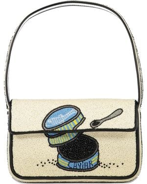 STAUD Sac Porté Épaule Tommy À Perles - Métallisé