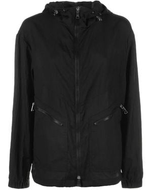 Add Zip Hooded Jacket - Black
