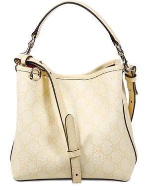 Gucci Small Monogram Tote Bag - Natural