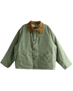 Barbour Transport Waxed Jacket - Green