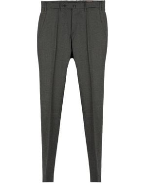Incotex Pleated Tailored Trousers - Grey