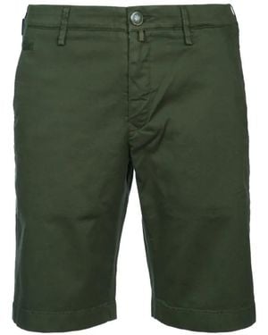 Jacob Cohen Buttoned Bermuda Shorts - Green