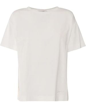 Ermanno Scervino Eyelet-Embroidered Short-Sleeve T-Shirt - White