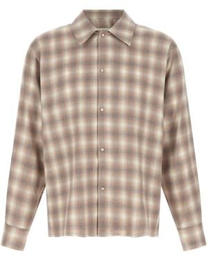 Second/Layer Check Dégradé Shirt - Natural