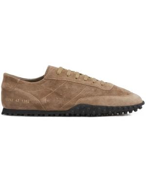 Common Projects Suede Track Trainers - Brown