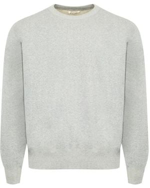 AURALEE Crew-Neck Sweatshirt - White