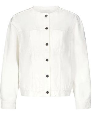 Loulou de Saison Rima Patch-Pocket Jacket - White