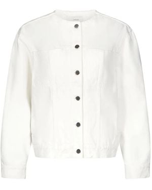 Loulou de Saison Rima Patch-Pocket Jacket - White