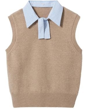 Claudie Pierlot Klassisches Top - Natur