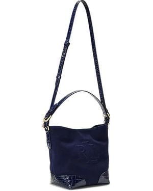 Ralph Lauren Witley ハンドバッグ - ブルー