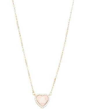 Cameo & Beyond Sparkling Cherub Necklace - White