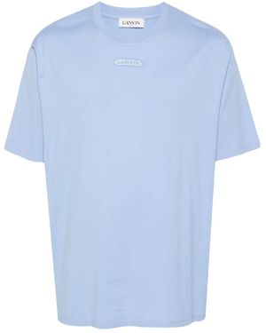 Lanvin ロゴ Tシャツ - ブルー