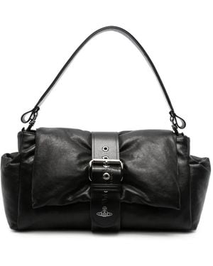 Vivienne Westwood Hazel Treasure Xl Shoulder Bag - Black
