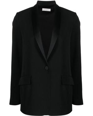 Antonelli Shawl-Lapel Single-Breasted Blazer - Black