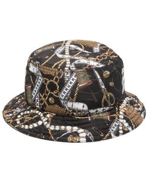 Moschino Barocco-Print Bucket Hat - Grey