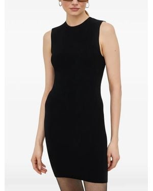 DRYKORN Ribbed Sleeveless Mini Dress - Black