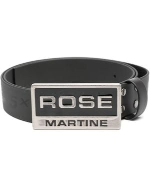 Martine Rose Gürtel Mit Logo-Schnalle - Grau