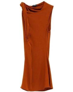 Atlein Knotted Top - Brown